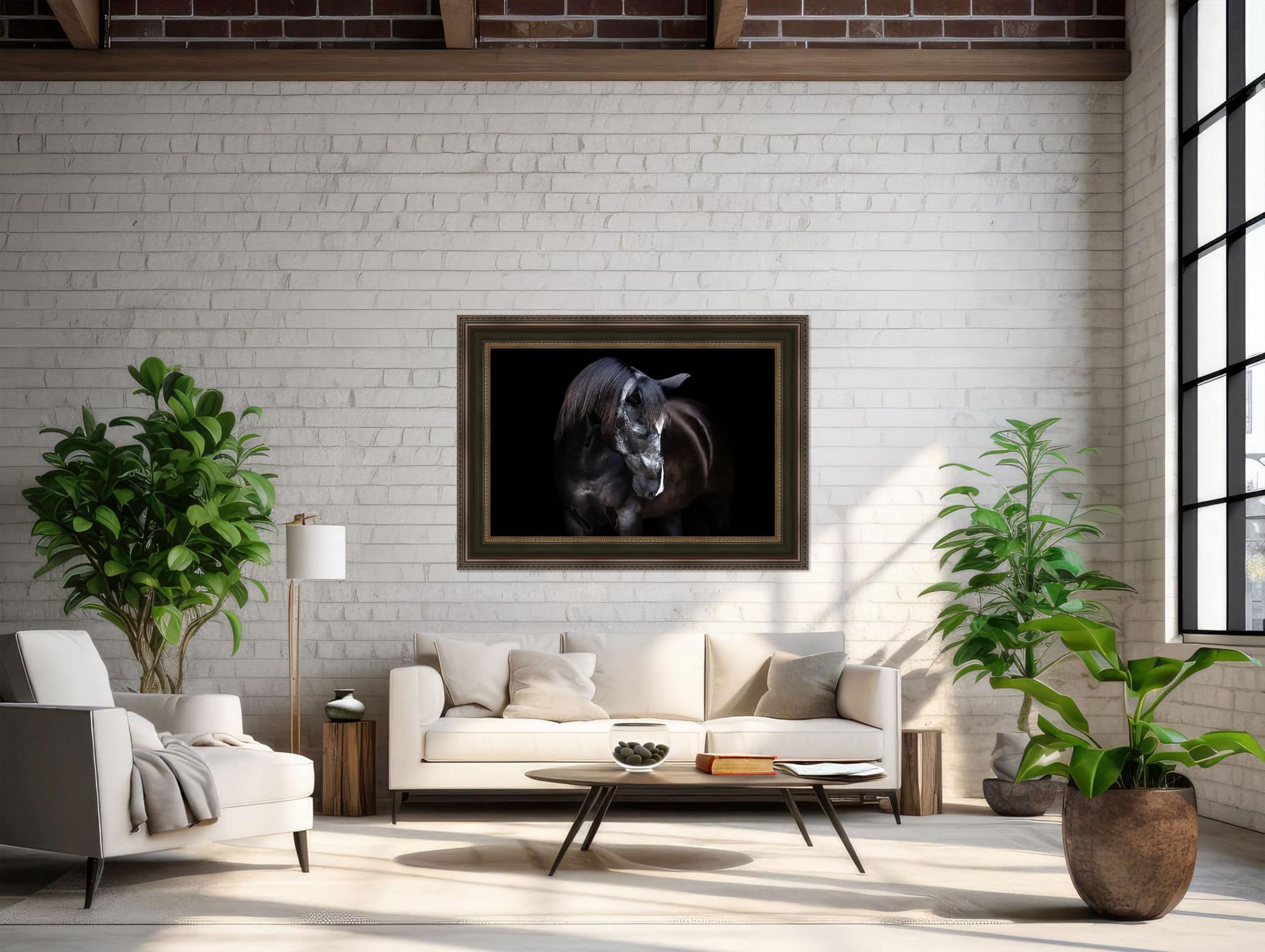 equine photography living room shadow dog photography