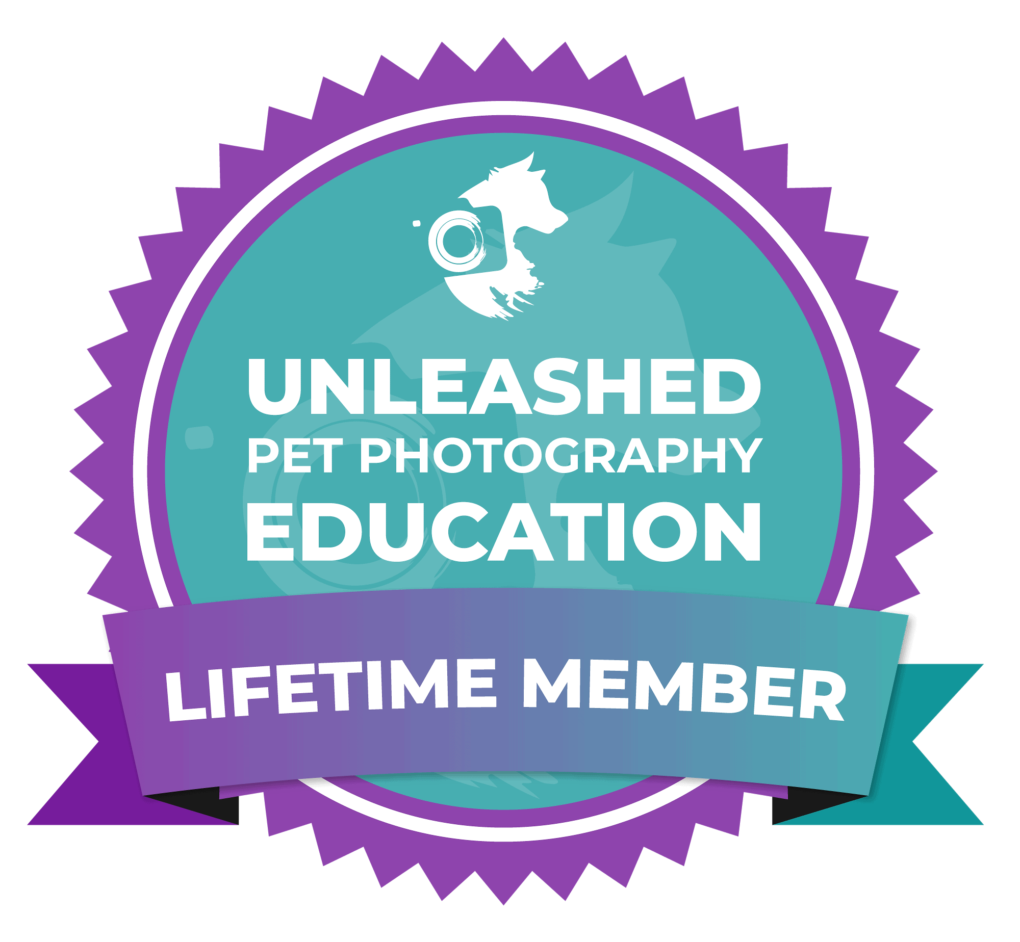 unleashed pet photographer badge